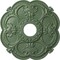 Ekena Millwork Rotherham Ceiling Medallion (Fits Canopies up to 3 1/2"), 18"OD x 3 1/2"ID x 1 1/2"P, Athenian Green CM17ROAGF - alternate 1
